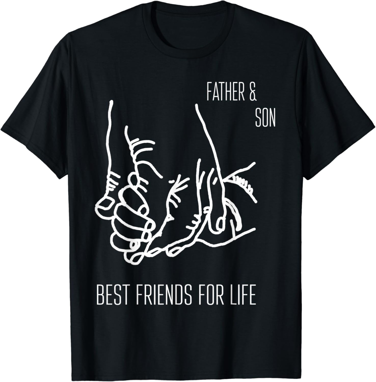 Men's Father and Son Best Friends For Life Cute Gift TShirt Amazon